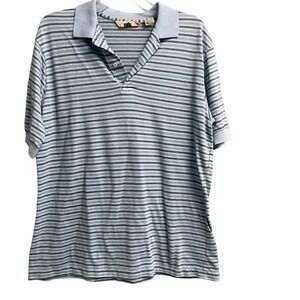 Vintage VanCort men's striped polo shirt size XL